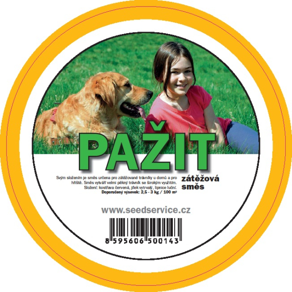 TRAVNÍ SMĚS PAŽIT