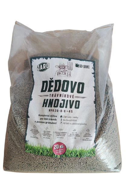 Dědovo trávníkové hnojivo JARO 20 kg