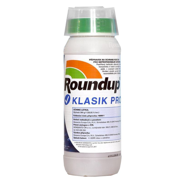 Totální herbicid Roundup Klasik Pro 1 l